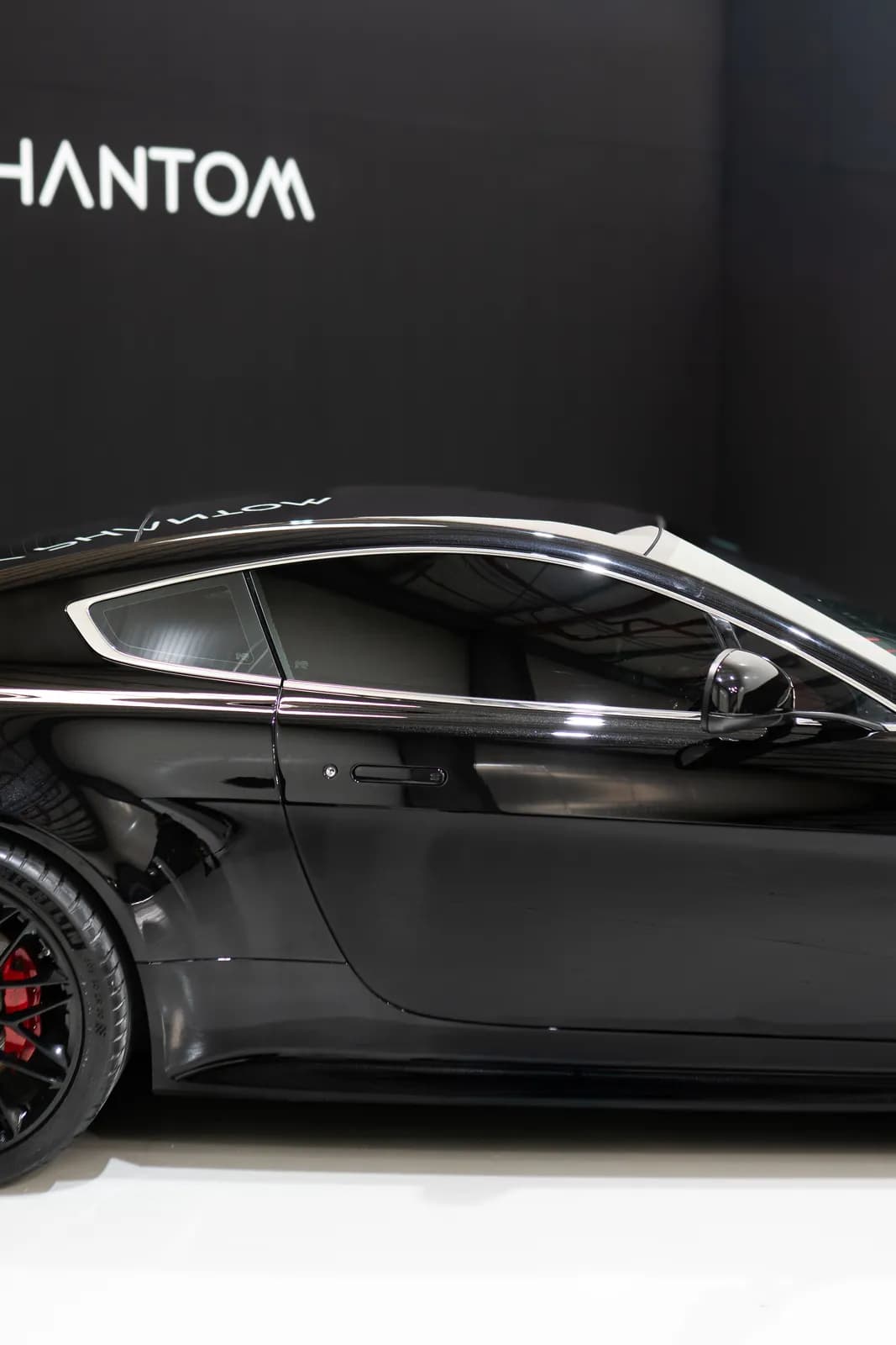Aston Martin Vantage S with ceramic-tinted side glass