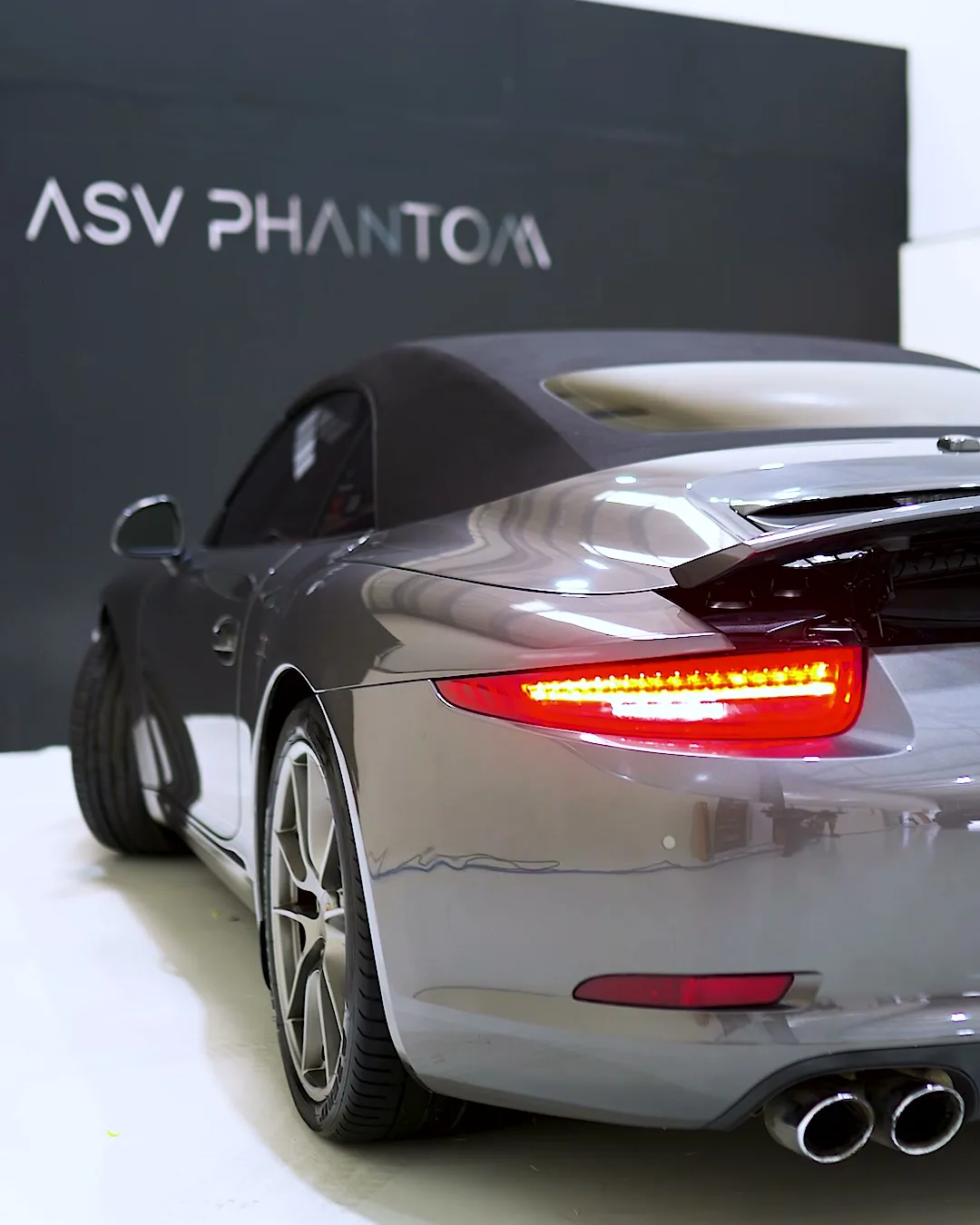 Porsche 911 finished with paint protection film in the ASV studio