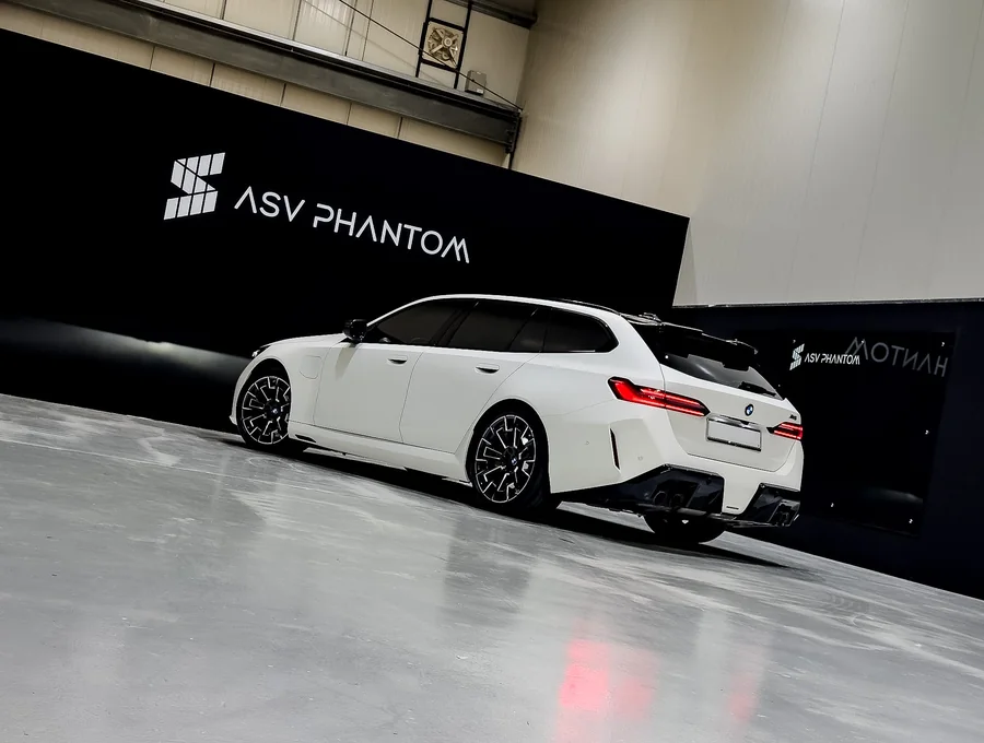 BMW M5 photographed at ASV Phantom for a custom protection plan