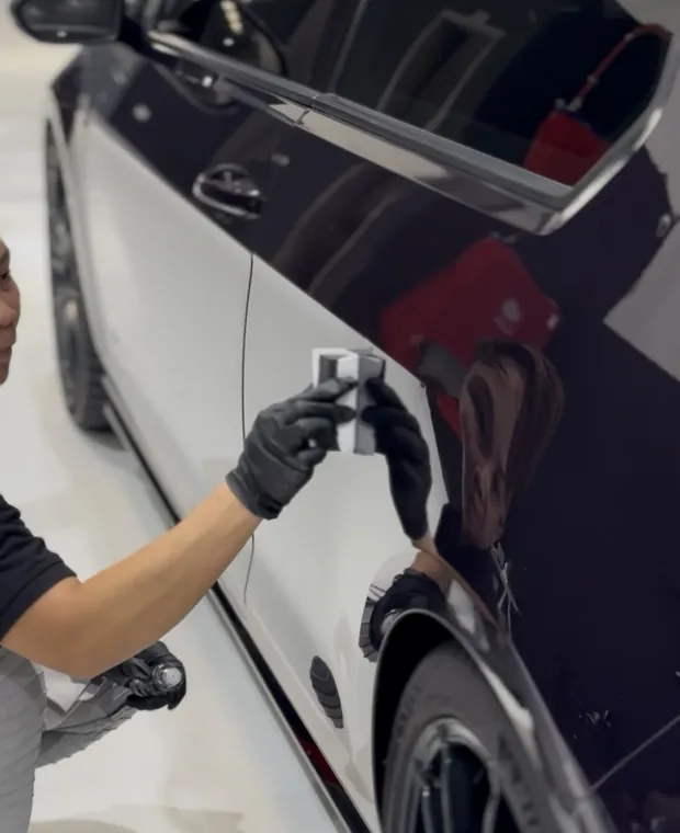 Ceramic coating application detail at ASV Phantom