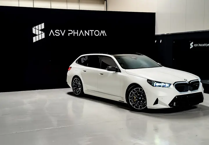 BMW M5 in the ASV Phantom studio for paint protection planning